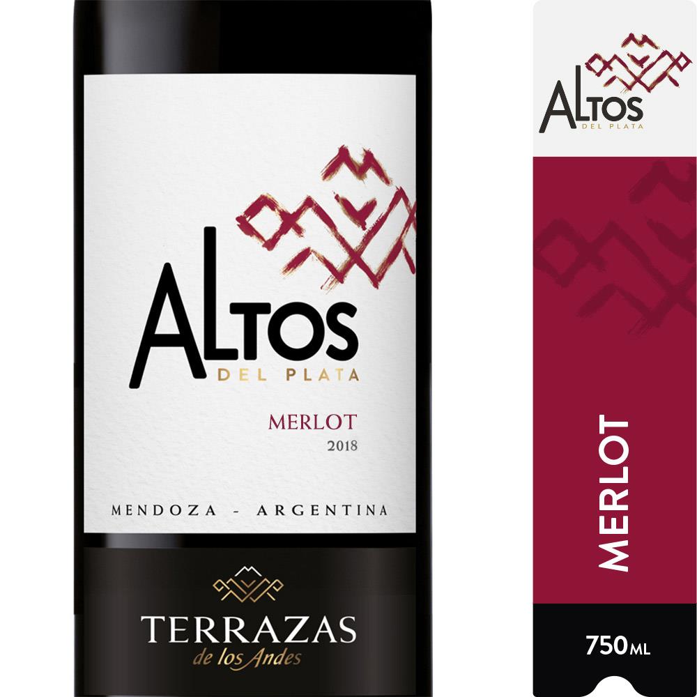 Vino Altos Del Plata Merlot 750ml
