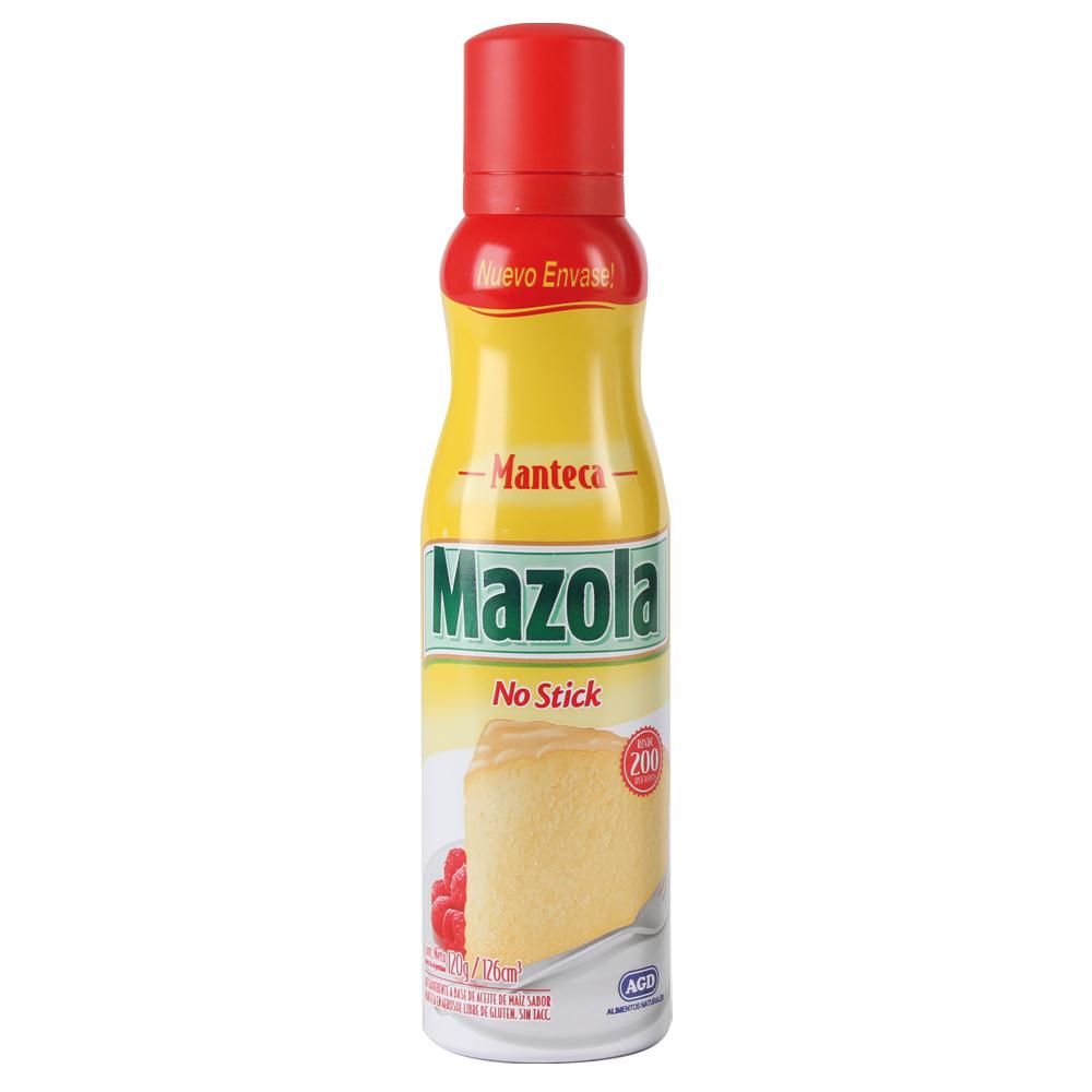 Aceite Antiadherente Manteca Mazola Aer 120 Grm