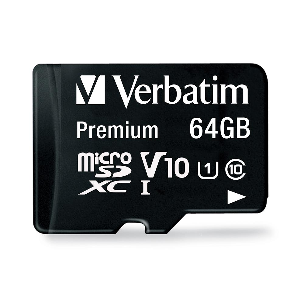 Micro Sd VERBATIM 64 Gb Clase 10 Microsdhc
