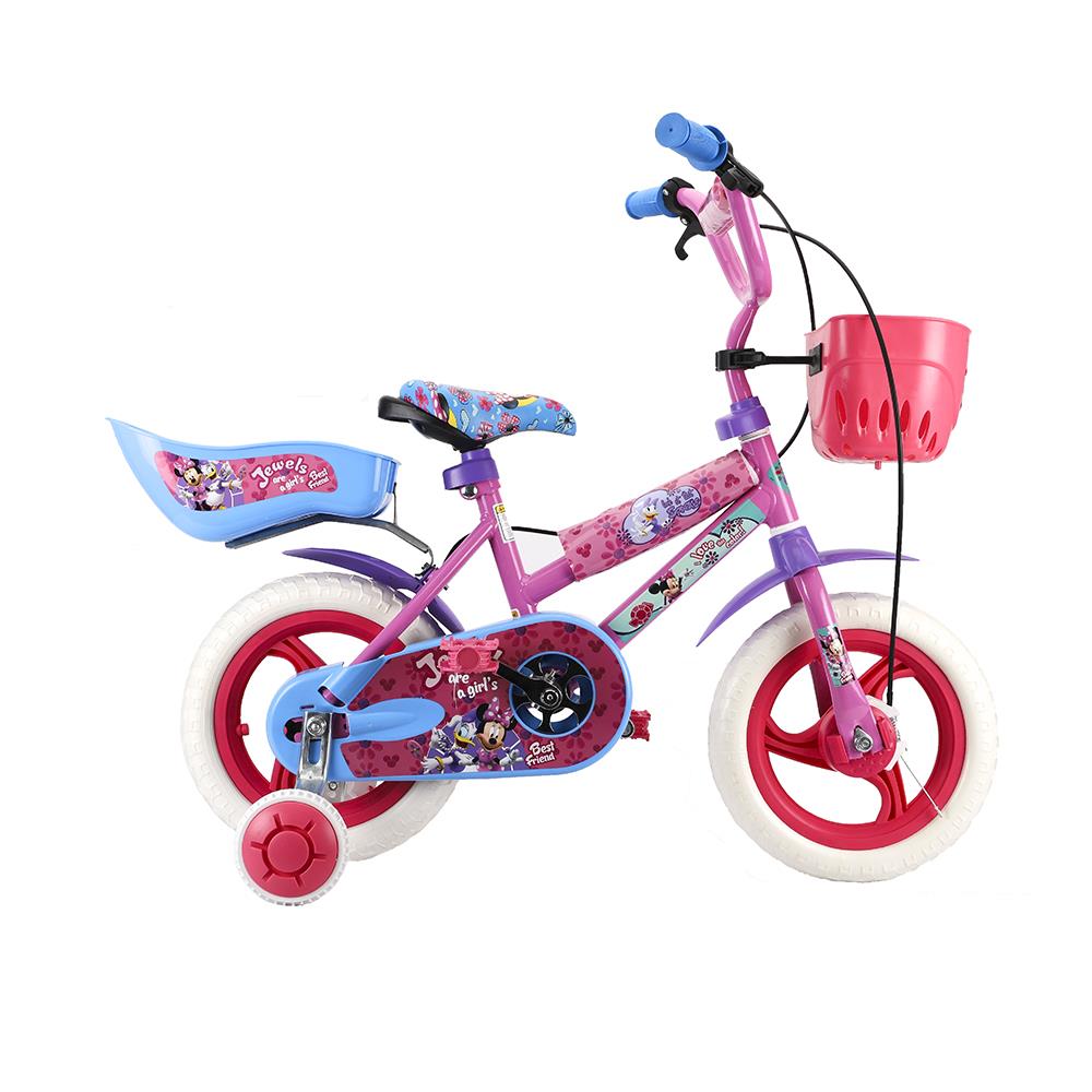 Bicicleta Infantil Con Ruedas  UNIBIKE 12" Minnie