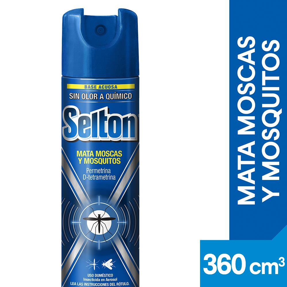 Mata Moscas Y Mosquitos SELTON Base Acuosa Sin Olor A Químico 360 Cm 3