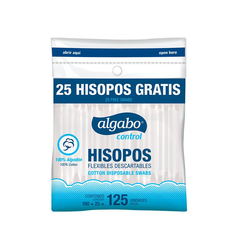 Hisopos Algabo Paq 125 Uni