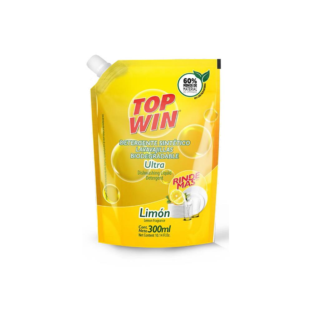 Lavavajillas Ultra Limón Top Win Doy 300 Ml