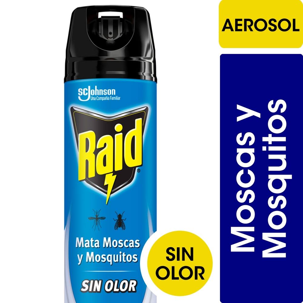 Insecticida Mata Moscas Y Mosquitos Raid 360 Ml