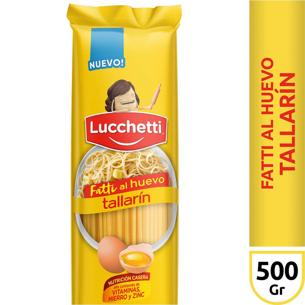 Fideos Al Huevo Tallarín Lucchetti 500 Grm