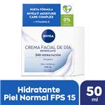 Crema Facial Hidratante De Día NIVEA Essentials Para Piel Normal Fps 15 X 50 Ml