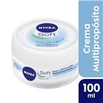 Crema Hidratante Intensiva NIVEA Soft Para Todo Tipo De Piel X 100 Ml