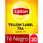 Té Negro Lipton Yellow Label X20 Unidades