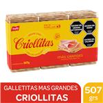 Galletitas . Criollitas Paq 507 Grm