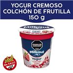 Yogur MILKAUT Entero Frutilla Con Trozos Pote X 150g