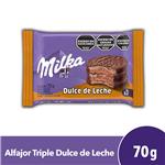 Alfajor Triple MILKA Dulce De Leche 70g.