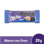 Chocolate MILKA Oreo Blanco 20 Grs