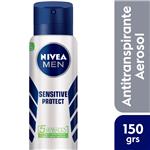 Desodorante Antitraspirante NIVEA MEN Sensitive Protect Aerosol 150 CC