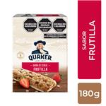 Barra Cereal Frutilla Con Crema QUAKER 150 Grm