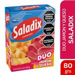 Snacks SALADIX Duo Jamon Y Queso 80g