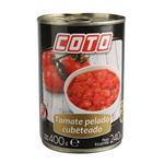 Tomate Cubeteado COTO   Lata 400 Gr