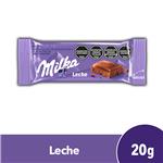 Chocolate MILKA Leche 20 Grs