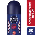 Desodorante Antitranspirante NIVEA Men Dry Impact Roll On X 50 Ml