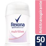 Desodorante Antitranspirante Rexona Nutritive En Barra 50 G