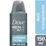 Desodorante Antitranspirante Dove Cuidado Total En Aerosol 150 Ml
