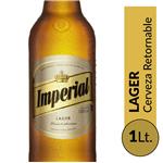 Cerveza Lager IMPERIAL   Botella 1 L