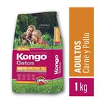 Alimento Para Gatos Adultos KONGO Carne Y Pollo 1 Kg