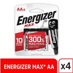 Pila Energizer Max Aa X 4 . . .
