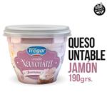 Queso Untable TREGAR Neufchatel Jamón 190 Gr