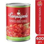 Tomate Cubeteado LA CAMPAGNOLA   Lata 400 Gr
