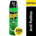 Insecticida RAID Mata Polillas Y Larvas En Aerosol 390cc