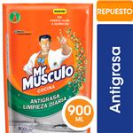 Limpiador De Cocina MR. MÚSCULO Líquido Antigrasa Repuesto 900ml