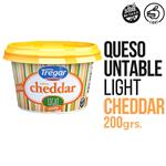 Queso Untable TREGAR Light Cheddar 190 Gr