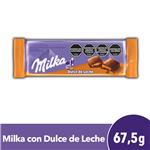 Chocolate Relleno Dulce De Leche MILKA 67,5g.