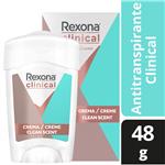 Desodorante Antitranspirante Rexona Clinical Clean Fresh En Barra 48 G