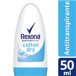 Desodorante Rexona Cotton Dry Roll-On 50 Ml