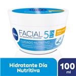 Crema Facial 5 En 1 NIVEA Cuidado Nutritivo Para Todo Tipo De Piel X 100ml