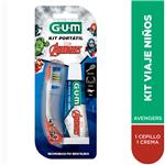 Cepillo Dental GUM + Crema Dental Blister 2 Unidades