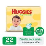 Pañal HUGGIES Triple Protección Gx22