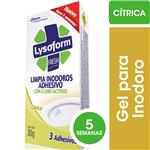 Limpiador Adhesivo Desinfectante Para Inodoro LYSOFORM Cítrica 30gr