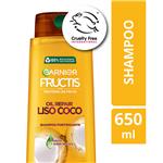 Shampoo Oil Repair Liso Coco Fructis Garnier 650ml