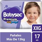 Pañales BABYSEC Premium Xxg X17 Un