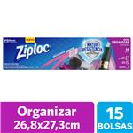 Bolsas Herméticas ZIPLOC 26,8 X 27,3 Cm 15 U. Para Organizar