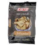 Gall.Crackers Mini Salvado Coto Paq 250 Grm