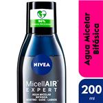 Agua Micelar Bifásica NIVEA Micellair Black Expert Para Todo Tipo De Piel X 200 Ml