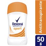 Desodorante Antitranspirante Rexona Sport En Barra 50 G