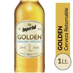 Cerveza Golden Lager Imperial  Botella 1 L