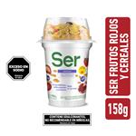 Yogur Essential Parcialmente Descremado Frutos Rojos&#8203; Con Cereales SER 158gr
