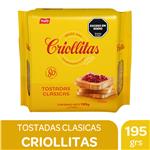 Tostadas Clásicas Criollitas Paq 195 Grm
