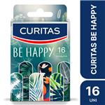 Apósitos Adhesivos CURITAS Be Happy Para Todo Tipo De Piel X 16 Unidades