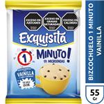Bizcochuelo Vainil C/Chips Exquisita Sob 60 Grm